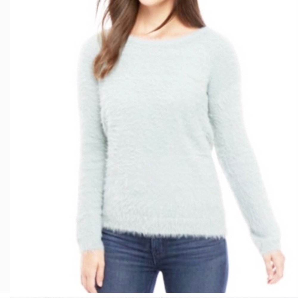 Ellen Tracy Downtown Glam Sweater Morning Mist M